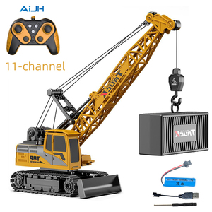 AiJH - Vehículo <span class=keywords><strong>de</strong></span> Ingeniería RC <span class=keywords><strong>de</strong></span> Aleación, Grúa <span class=keywords><strong>de</strong></span> Construcción RC <span class=keywords><strong>de</strong></span> 9/11/13/15 Canales, Modelo <span class=keywords><strong>de</strong></span> Grúa <span class=keywords><strong>de</strong></span> Control Remoto - Product Image 1