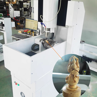 Routeur CNC miniature 5 axes JX AUTO pour aluminium, machine de fraisage CNC de bureau pour acier et bois