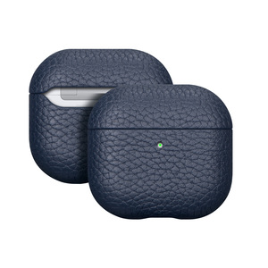 Funda de cuero genuino totalmente envuelta a mano para <span class=keywords><strong>AirPods</strong></span> 3 Compatible con cargadores inalámbricos - Product Image 6