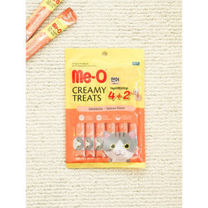 Mio Creami Premium salmone (6 pezzi 90g) tenero nutrimento ad alto contenuto proteico di carne aromatizzata al manzo e pollo - Product Image 1