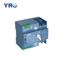 Commutateur de transfert double alimentation YRO connecté aux onduleurs photovoltaïques, ATS sur rail DIN, dispositif de commutation électrique pour système solaire