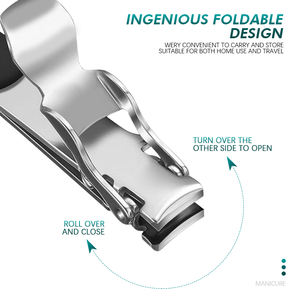 ชุดกรรไกรตัดเล็บสแ<span class=keywords><strong>ต</strong></span>นเลสพร้อมใบมีดโค้งสำหรับเด็กผู้ใหญ่<span class=keywords><strong>แล</strong></span>ะนิ้ว - Product Image 3