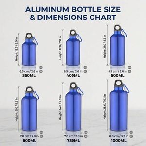 Custom Printed 300ml 400ml 500ml 600ml 750ml 1000ml Promotion Gift Outdoor Sport Metal Aluminum Aluminium Water <b>Bottle</b> - Product Image 2