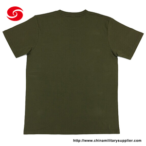 100% Coton Manches Courtes T-shirt Tenue Militaire Homme - Product Image 2