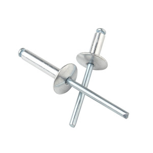Rivets aveugles à tête ronde en acier au carbone à extrémité ouverte, boîte complète, rivets en acier inoxydable et aluminium, vente chaude - Product Image 1