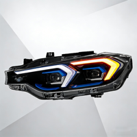 Conjunto de Faros LED para BMW Serie 3 (F30/F35/F31) 2012-2019, Repuesto de Faros Delanteros, Suministro de Fábrica, Piezas de Automóvil -- Un Par