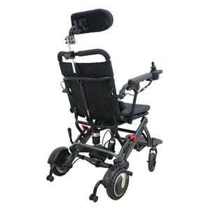 Silla <span class=keywords><strong>de</strong></span> Ruedas Eléctrica Plegable Todoterreno con Neumático Delantero <span class=keywords><strong>de</strong></span> 6 Pulgadas con Resorte y Motor Trasero <span class=keywords><strong>de</strong></span> 8 Pulgadas para Césped, Caminos y Aceras - Product Image 4