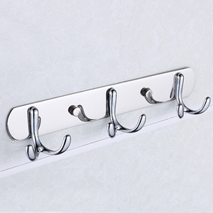 Saint Ruijia Bathroom Wall Hooks Stainless Steel Drilling Free 6 Hooks <b>Robe</b> Hook Set For <b>Towel</b> Storage - Product Image 2