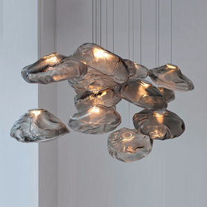 Lámpara Colgante de Cristal de Estilo Nórdico, Lámpara de Lava <span class=keywords><strong>para</strong></span> Isla de Cocina, Comedor, Dormitorio, Bar, Vestíbulo, Casa de Campo - Product Image 1