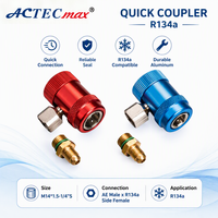 Coupleur rapide ACTECmax R-134a 1/4SAE ou M14X1.5 femelle et mâle, coupleur rapide AC.142.021, pièces de climatisation automobile pour climatiseur