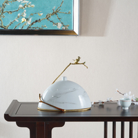 SANLOREN style moderne en céramique couleur blanche ornement design de mode pour la décoration de bureau de bureau meilleur pour les cadeaux présents