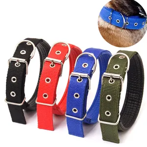 TTT Quality Durable Nylon Ring Adjustable Length Comfortable Soft Pet Collar For Cats Dogs