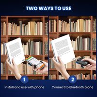 Eyoyo-Lector de código de barras inalámbrico 1D 2D, escáner de código de barras, Bluetooth, compatible con Android, iOS, iPad, iPhone
