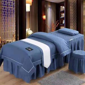 Giá Rẻ Rắn Vẻ Đẹp Salon Bộ Đồ Giường Bộ 4 Miếng Thiết Lập, Đơn Giản Massage Phòng Khách Spa Trang Trí Giường Bìa Vẻ Đẹp Trải Giường - Product Image 5