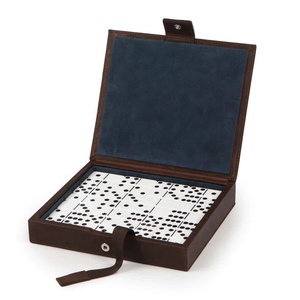 Juego de Dominó Portátil de Cuero Personalizado al por Mayor de Fábrica, el Más Vendido y Popular - Product Image 3
