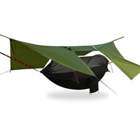 Extérieur Étanche Hors Sol Camping Arbre Tente Hamac Parasol Balançoire Auvent Moustiquaire Ensemble pour Randonnée et Voyage