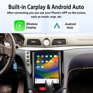 Radio para Auto Android de 10.5 Pulgadas para <span class=keywords><strong>Maserati</strong></span> GranTurismo GT <span class=keywords><strong>2007</strong></span>-2017, Carplay, Android Auto, Reproductor con Pantalla Táctil, Navegación GPS (Brillante) - Product Image 2
