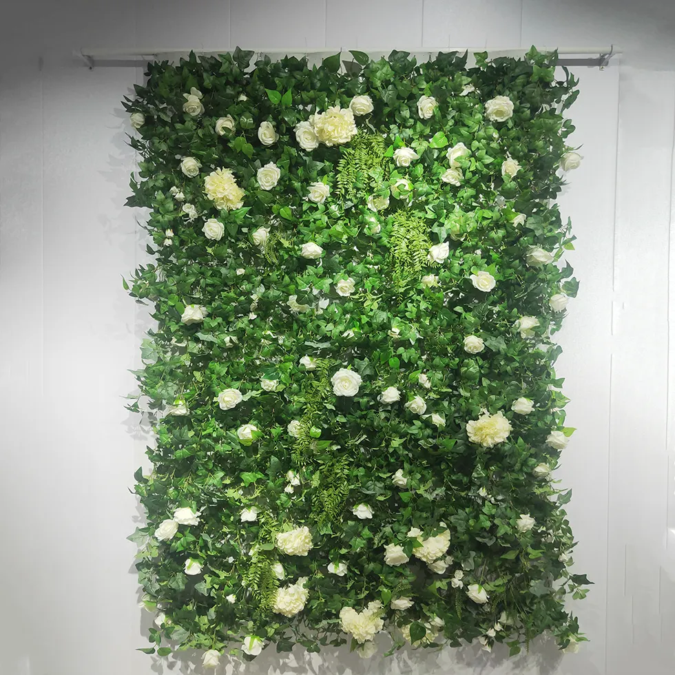 3D Silk Artificial Flower Wall Wedding Decoration Backdrop Flowers For Decoration Wedding Artificial