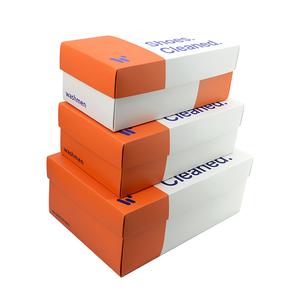 Boîtes à chaussures en carton Boîtes de baskets pliantes en papier recyclable de conception personnalisée de haute qualité - Product Image 1