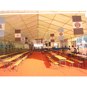 <span class=keywords><strong>Tente</strong></span> de réception de mariage en verre blanc de luxe pour événements extérieurs, 15x35m, 500 places - Product Image 5