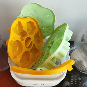 Modello per Alimenti Complementari per Neonati in Silicone Alimentare Resistente alle Alte Temperature Ecologico Riutilizzabile a Forma di Orsetto - Product Image 6