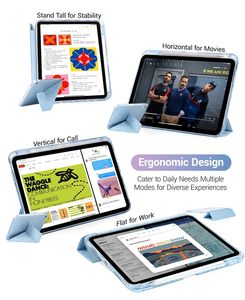 เคส Richison สำหรับ <span class=keywords><strong>iPad</strong></span> รุ่นที่ 10 และ 11 ขนาด 10.9 นิ้ว และ 11 นิ้ว พร้อมช่องใส่ดินสอ ฟังก์ชั่น Auto Sleep/Wake ปรับมุมได้หลายระดับ - Product Image 6