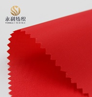 Chine uni tissé 420D OXFORD tissu de doublure enduit PU 100% tissu de polyester filé recyclé
