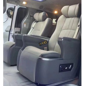 Siège de voiture électrique <span class=keywords><strong>pivotant</strong></span> de luxe de qualité DOS pour fourgonnette, siège de capitaine pour MPV, limousine W447, course, camping-car, en cuir - Product Image 3