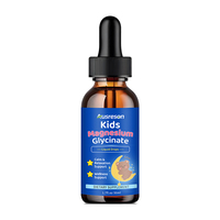Ausreson OEM Marque Privée Supplément Liquide de Glycinate de Magnésium pour le Sommeil 1000mg Gouttes de Glycinate de Magnésium pour Enfants