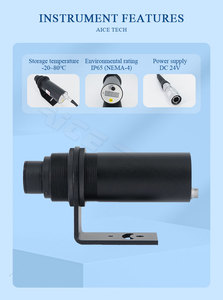 Thermomètre infrarouge numérique laser Aice Tech ABSD-PT-3014 sans contact haute précision IP65 50ms de réponse boîtier en acier inoxydable - Product Image 5
