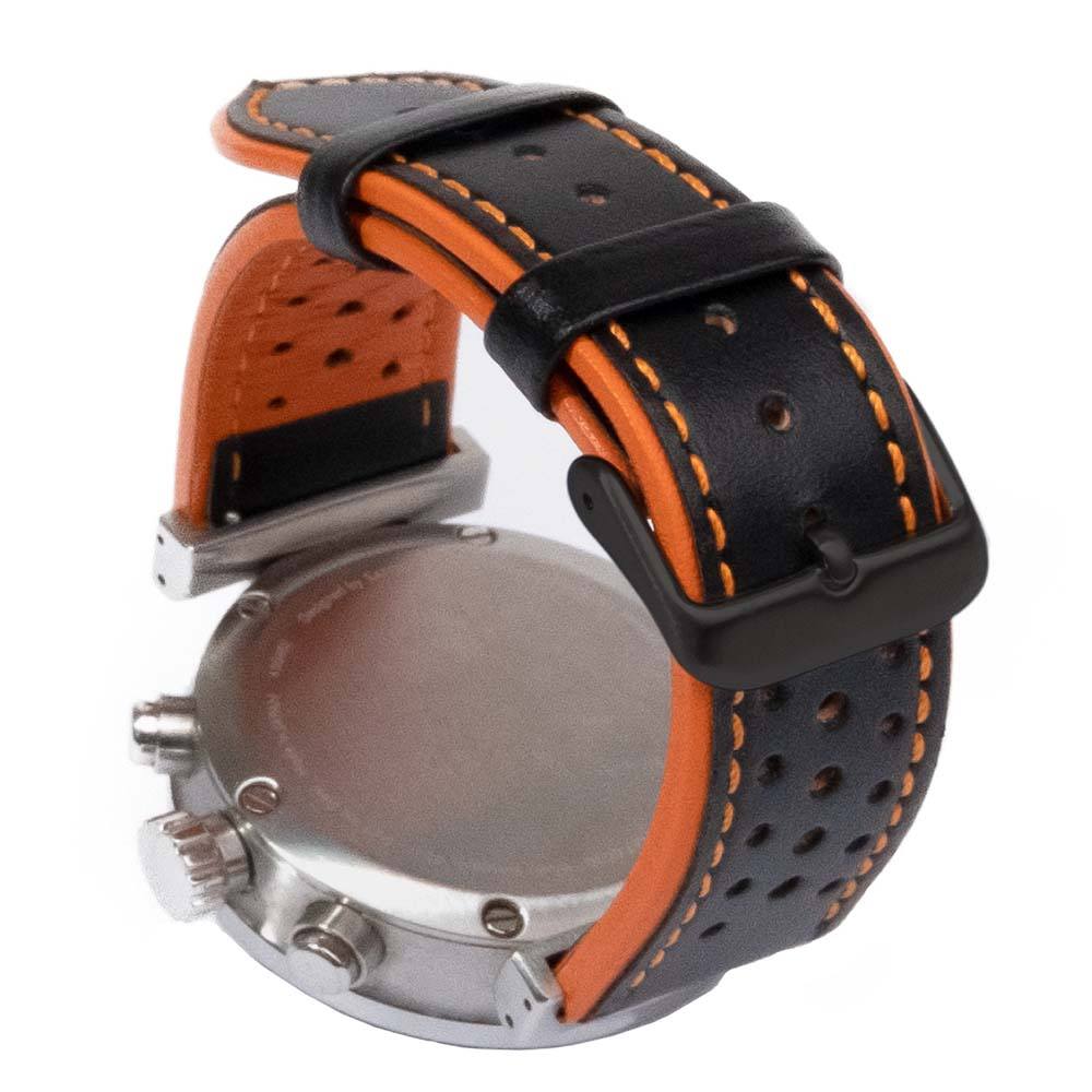 Orange + boucle noire