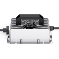 Chargeur de batterie à charge rapide et à haute efficacité 12V 25A 24V 48V 60V 72V pour voiturette de golf, voiture électrique Ezgo, Nmc Lifepo4 Lithium