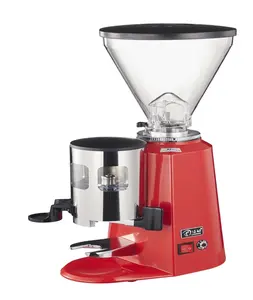 China supplier low price silent fast red black electric coffee bean grinders machine with storage