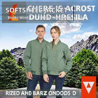 Veste d'aviateur imperméable pour femme, printemps-automne, extérieur, en polyester fin, softshell, col montant, fermeture éclair, jersey brodé