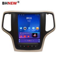 Radio de Coche Android con Pantalla Vertical de 9.7 Pulgadas para JEEP Grand Cherokee 2014-2021, Autoradio con FM/AM, Mirror Link y Ventilador