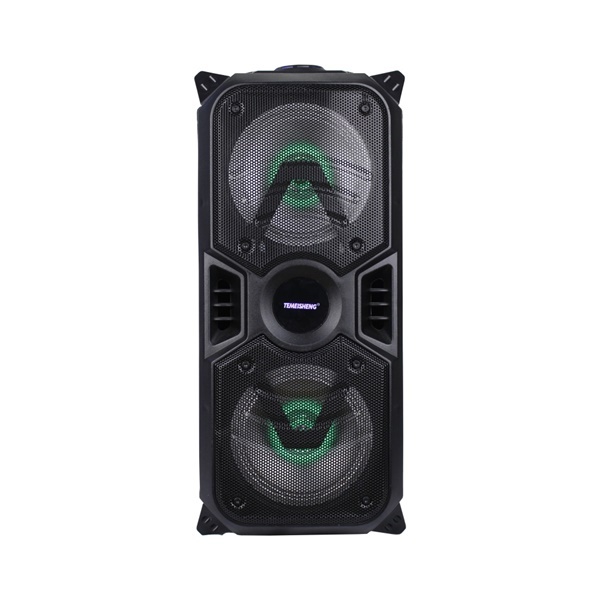 Karaoke Dancing Bass Woofer DJ Active PA System Double 6.5 Inch BT Wireless TWS Amplifier Acoustic Audio Loud Speaker