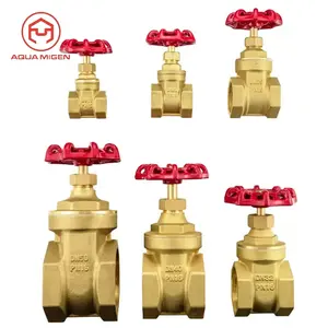 1/2-3 inch Npt Bsp Manual Firefighting Forged Brass Globe Gate Valve for Water Use