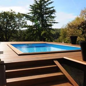 Resort Outdoor Garden House Fibra <span class=keywords><strong>de</strong></span> vidrio Swim Spa <span class=keywords><strong>Piscinas</strong></span> Piscina prefabricada hecha <span class=keywords><strong>de</strong></span> <span class=keywords><strong>material</strong></span> <span class=keywords><strong>de</strong></span> madera duradero - Product Image 4