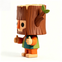 Figurine d'art créative Stumpie Tree Stump Boy, objet de collection culturel pour la décoration et les cadeaux promotionnels
