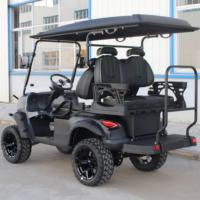 Pneu tout-terrain électrique 4 places basse vitesse Buggy voiturette de golf CE approuvé batterie au plomb 48V