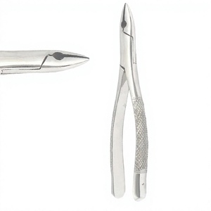 Forceps d'extraction dentaire n° 101 pour bicuspides supérieurs et inférieurs, dents laitières, instrument d'extraction en acier inoxydable, fabriqué au Pakistan - Product Image 1