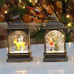 New Arrivals 1L Warm White <b>LED</b> <b>Mini</b> Lantern <b>Lights</b> with Water Christmas <b>Led</b> Table Deco <b>Lights</b> for Home Holiday Decoration - Product Image 2