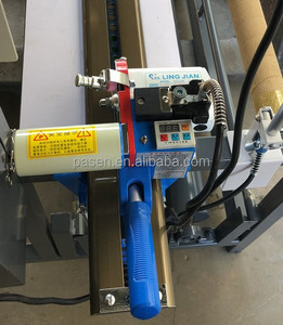 Basit kumaş haddeleme kesme makinası kumaş sarıcı kumaş ölçüm haddeleme makinesi kesme sistemi ile - Product Image 2