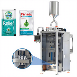 Machine automatique à emballer les sachets liquides de sirop de soulagement multi-lignes pour emballer les bâtonnets de boisson de supplément de gel énergétique - Product Image 1