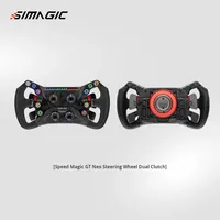 Volant de jeu PC SIMAGIC Speed Magic GT Neo, simulateur de volant, fibre de carbone, système ouvert, corps en disque, 10 boutons RGB
