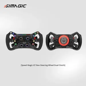 Volant de <span class=keywords><strong>jeu</strong></span> <span class=keywords><strong>PC</strong></span> SIMAGIC Speed Magic GT Neo, simulateur de volant, fibre de carbone, système ouvert, corps en disque, 10 boutons RGB - Product Image 6