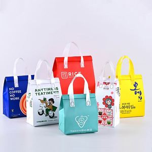 Sac isotherme jetable personnalisé avec logo, à prix avantageux, OEM, pour la livraison de repas à emporter, non tissé - Product Image 1