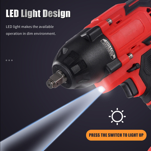 SENGXIN 850N 21V 510W 42MM Industrial Lithium-Ion Brushless Motor Impact Wrench 5.0Ah <b>Square</b> Drive - Product Image 6