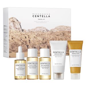 SKIN1004 Madagascar Centella Travel Kit 30ml: Tonico, Siero, Olio Detergente, Crema Lenitiva, Ampoule, Schiuma Detergente - Set Cura Viso - Product Image 1