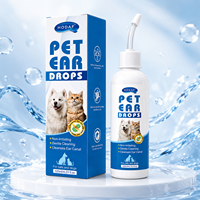 Gouttes auriculaires personnalisées pour animaux de compagnie – Nettoyant doux pour les oreilles, élimination efficace de la cire, prévient les irritations et l'inconfort auriculaire – Vente en gros OEM ODM